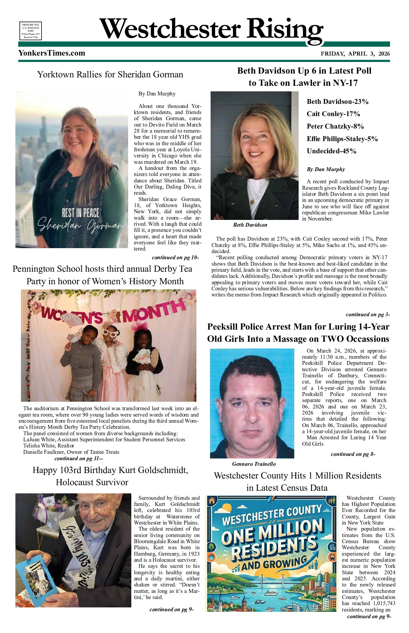 Westchester Rising April 3, 2026 PDF Westchester Rising April 3, 2026 PDF