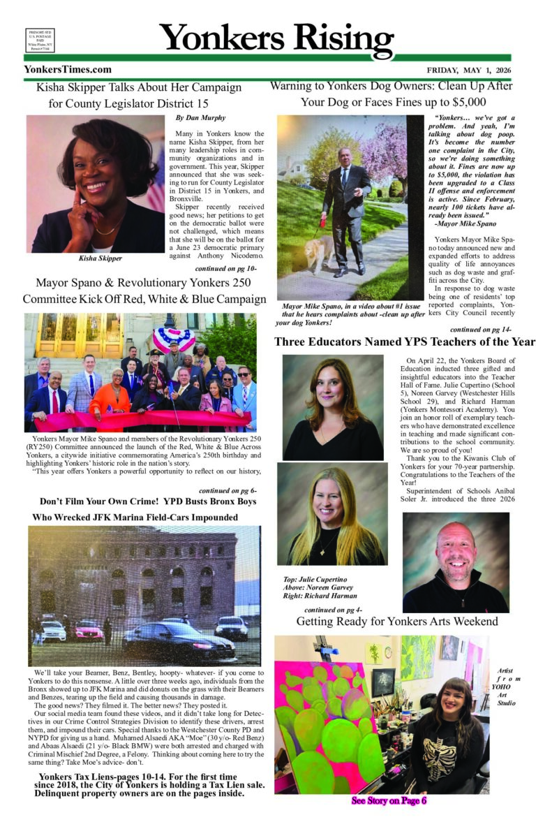 Yonkers Rising May 1, 2026 PDF