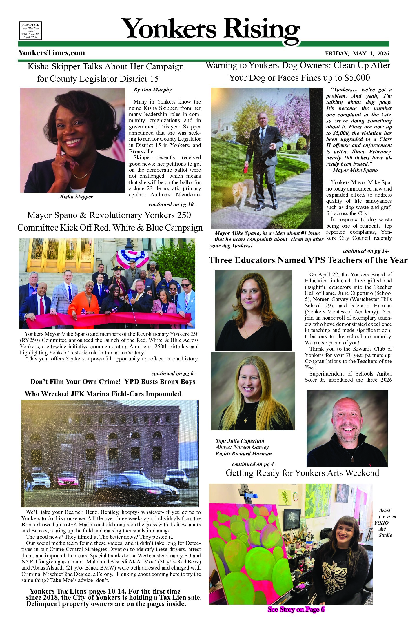 Yonkers Rising May 1, 2026 PDF Yonkers Rising May 1, 2026 PDF