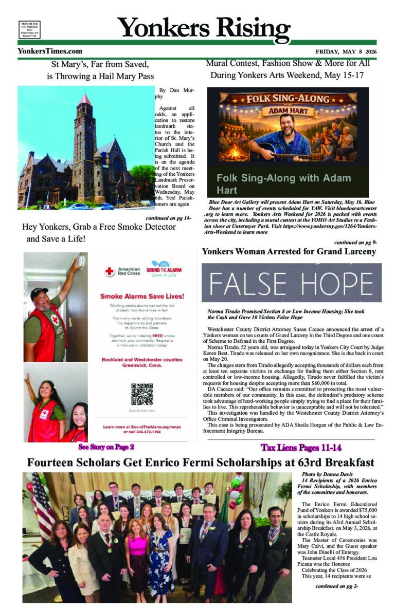 Yonkers Rising May 8, 2026 PDF