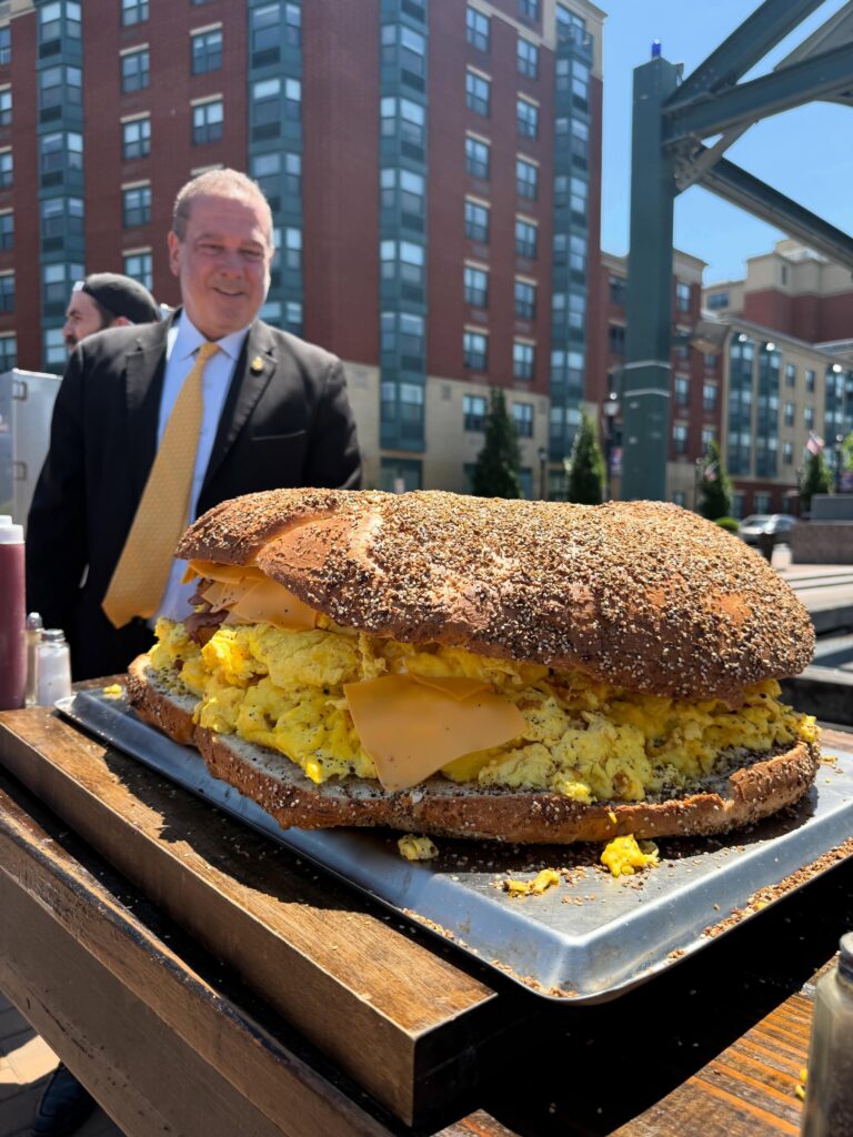 New York’s Largest Bacon, Egg and Cheese Unveiled at Yonkers Arts Weekend