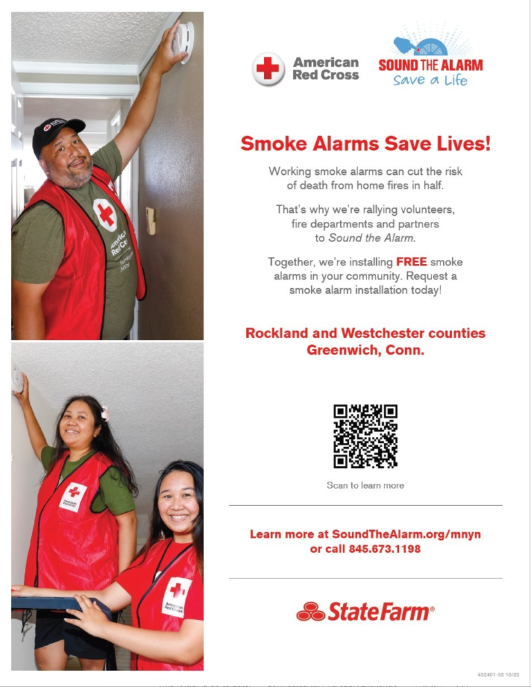 CITY OF YONKERS PARTNERS WITH AMERICAN RED CROSS TO PROVIDE FREE SMOKE ALARMS FOR ITS “SOUND THE ALARM” CAMPAIGN