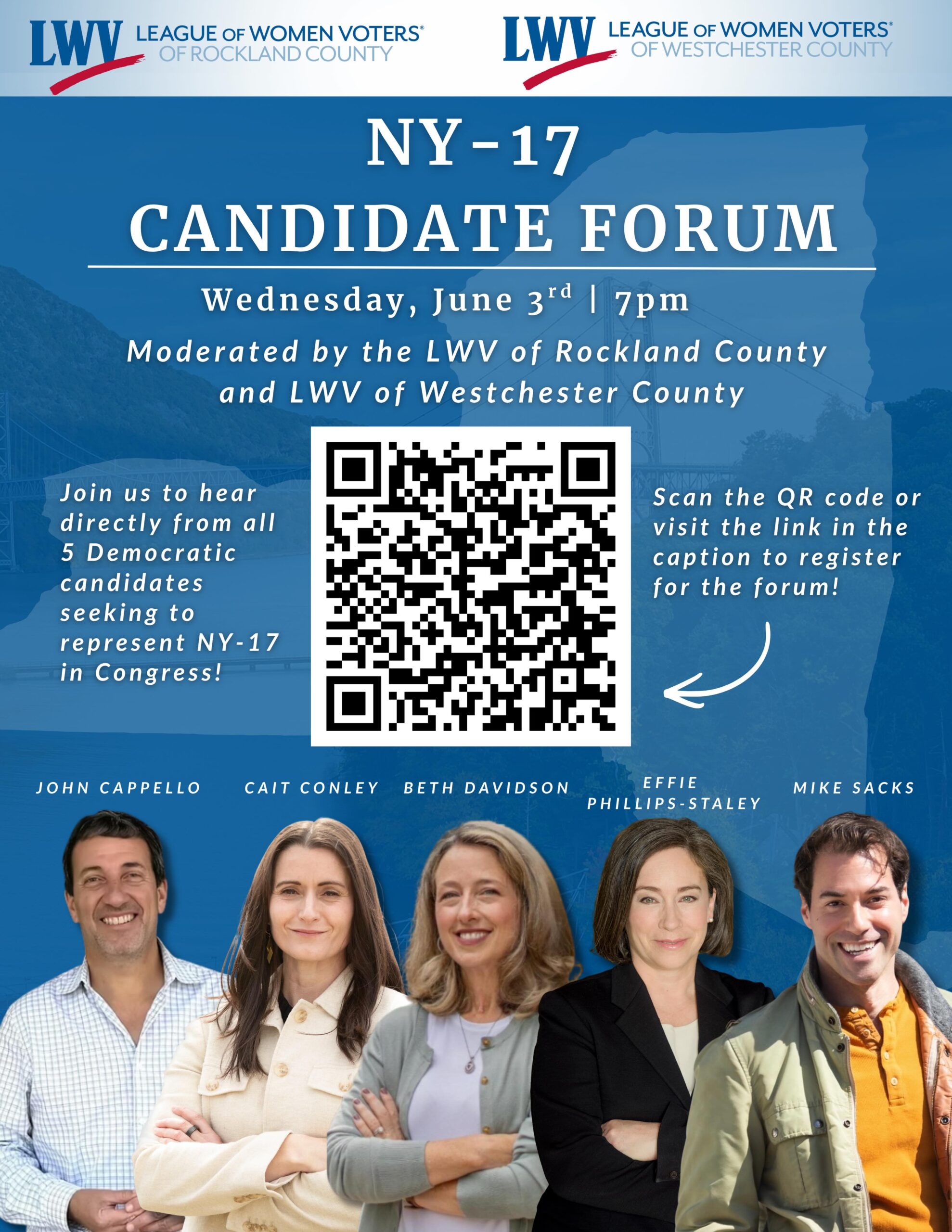 LWV NY-17 Candidate Forum June 3 LWV NY-17 Candidate Forum June 3