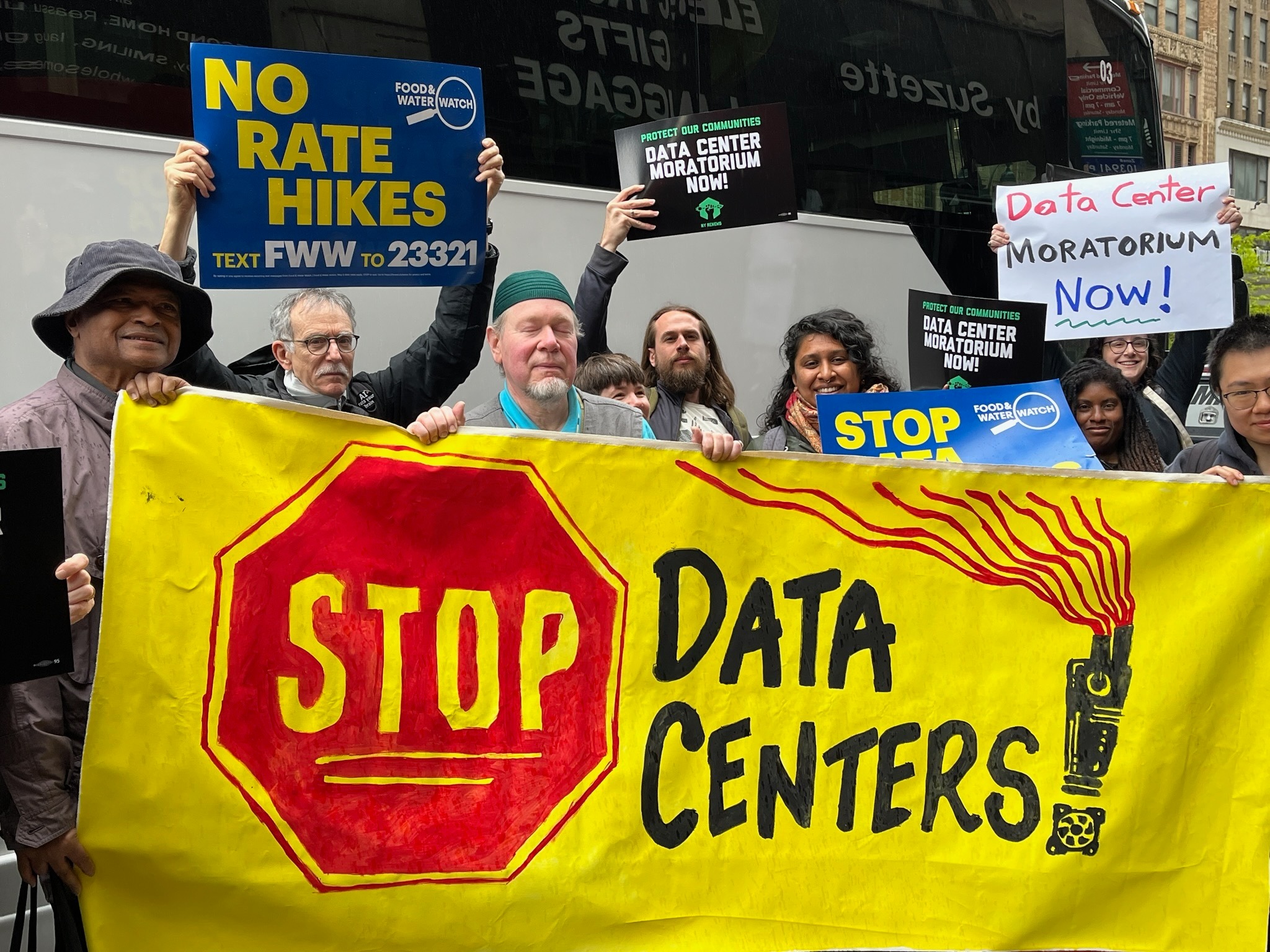 Lawmakers, Advocates and Alarmed New Yorkers Rally for Data Center Moratorium Bill Lawmakers, Advocates and Alarmed New Yorkers Rally for Data Center Moratorium Bill