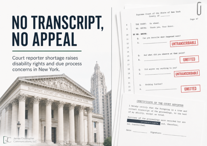 Court Reporter Shortage Raises Concerns in NY and Nationwide Court Reporter Shortage Raises Concerns in NY and Nationwide