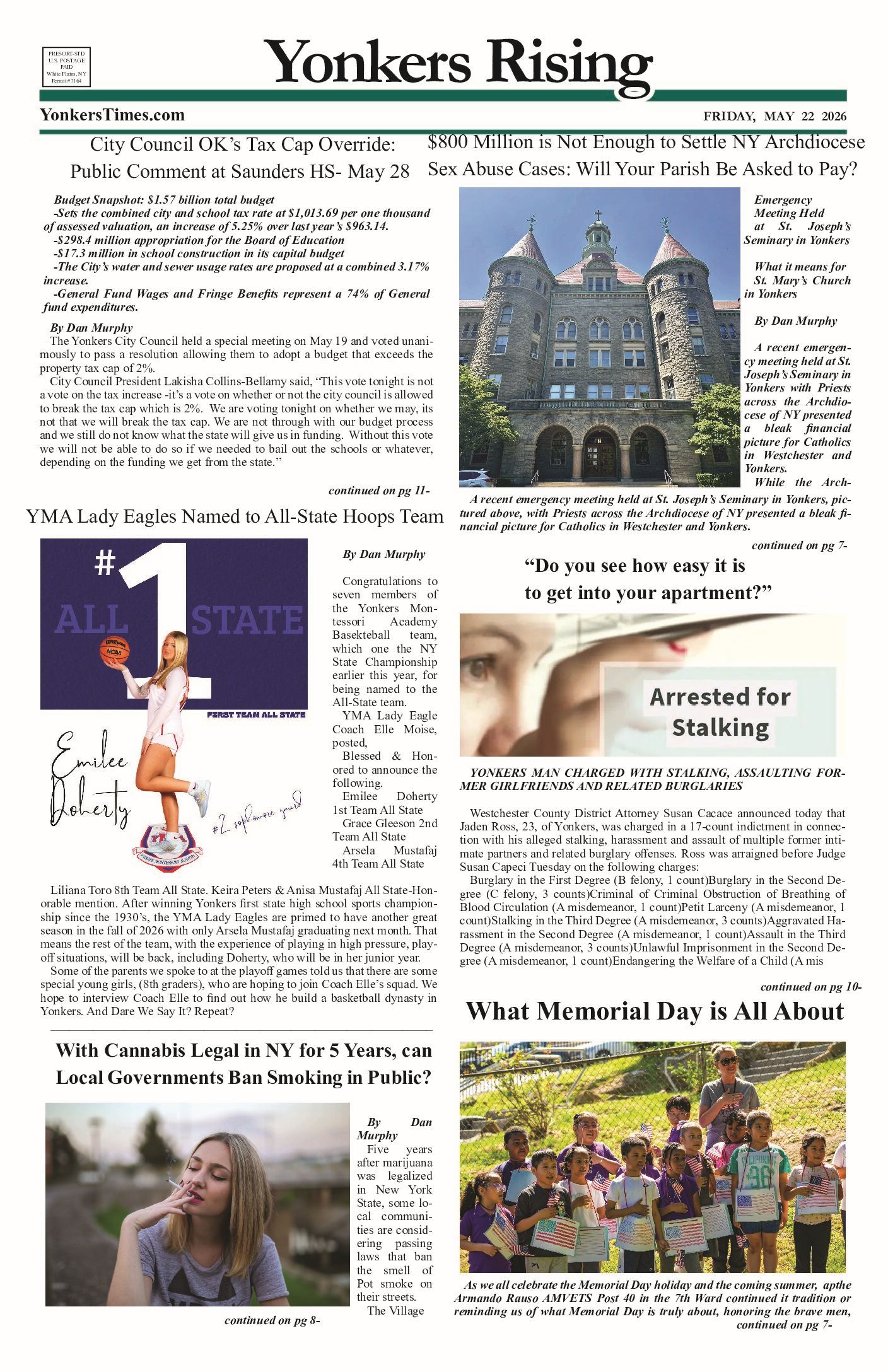 Yonkers Rising May 22, 2026 PDF Yonkers Rising May 22, 2026 PDF