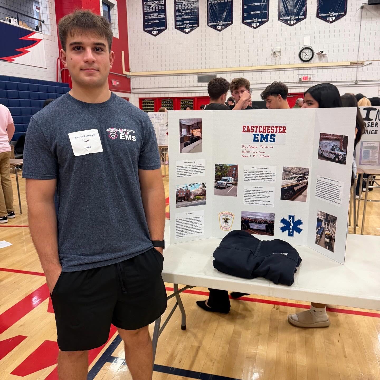Eastchester High School Senior Andrew Pecchioni Makes a Difference Volunteering with EVAC Eastchester High School Senior Andrew Pecchioni Makes a Difference Volunteering with EVAC