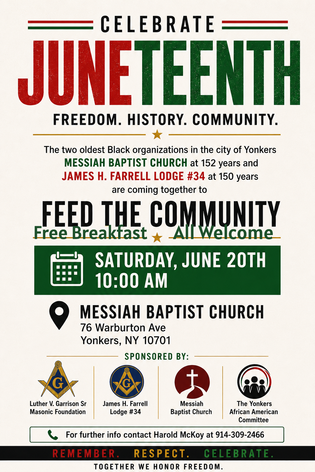Yonkers’ Oldest Black Organizations Unite for Juneteenth Celebration Yonkers’ Oldest Black Organizations Unite for Juneteenth Celebration