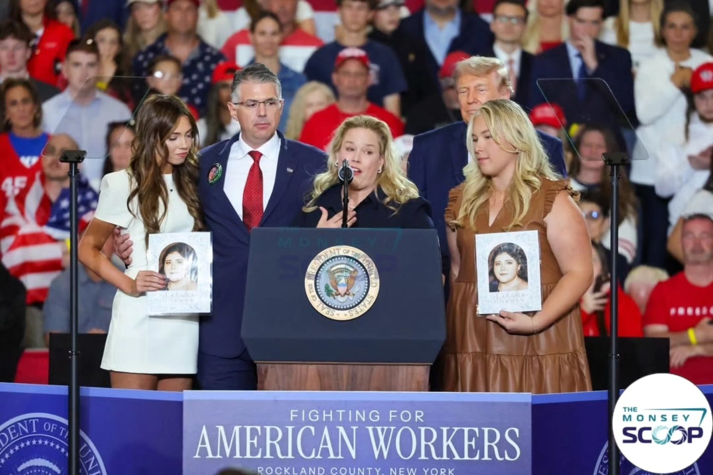 As the Gormans Meet President Trump “Pop Up” Protest in Yorktown Criticized As the Gormans Meet President Trump “Pop Up” Protest in Yorktown Criticized