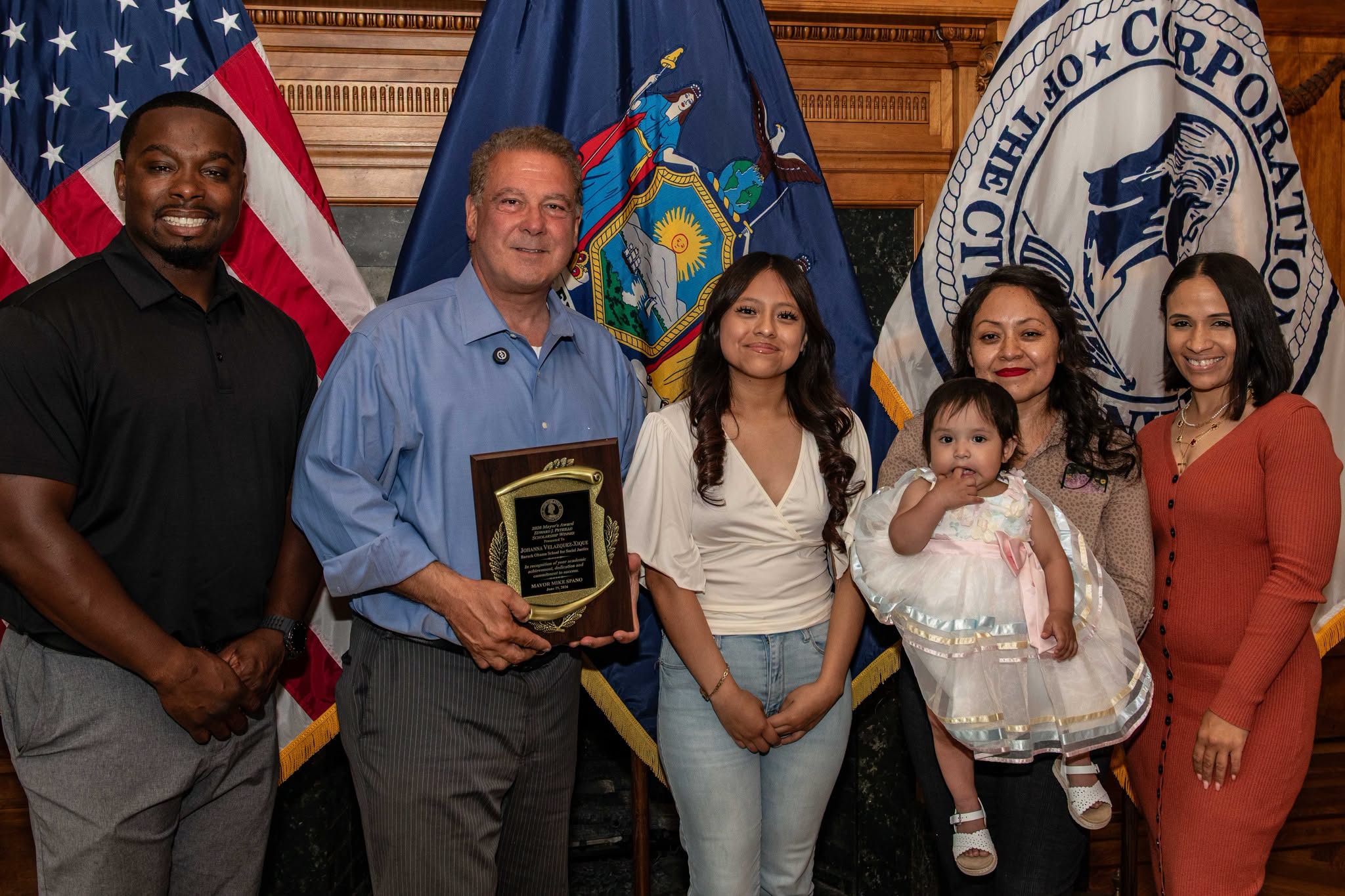 Johanna Velazquez-Xique Recipient of Mayor Spano’s Annual Scholarship Johanna Velazquez-Xique Recipient of Mayor Spano’s Annual Scholarship