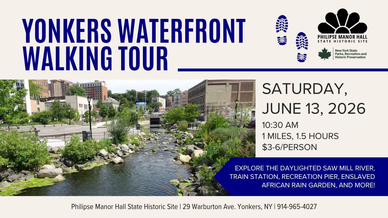 Yonkers Waterfront Walking Tour-June 13 Yonkers Waterfront Walking Tour-June 13