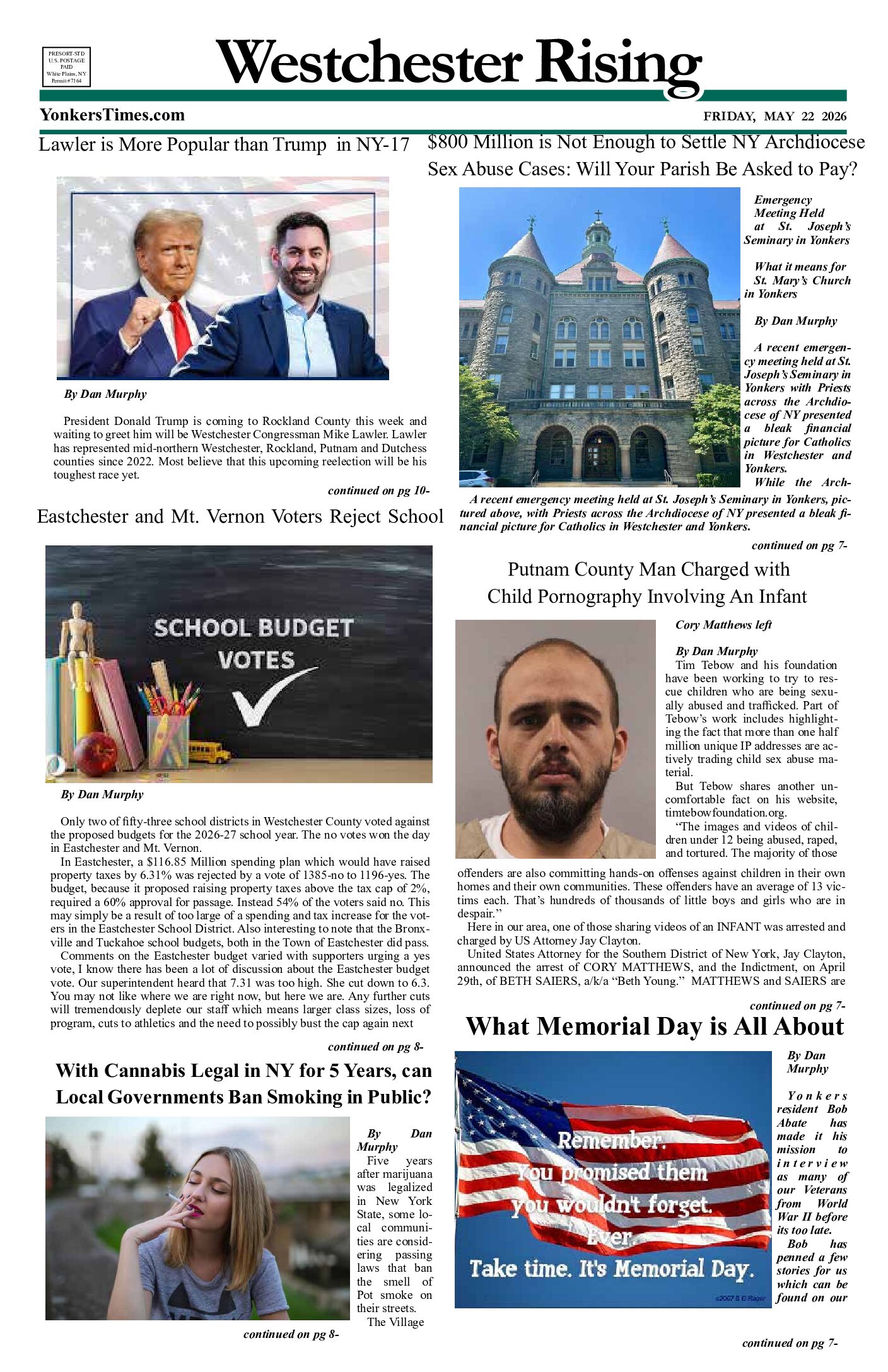 Westchester Rising May 22, 2026 PDF Westchester Rising May 22, 2026 PDF