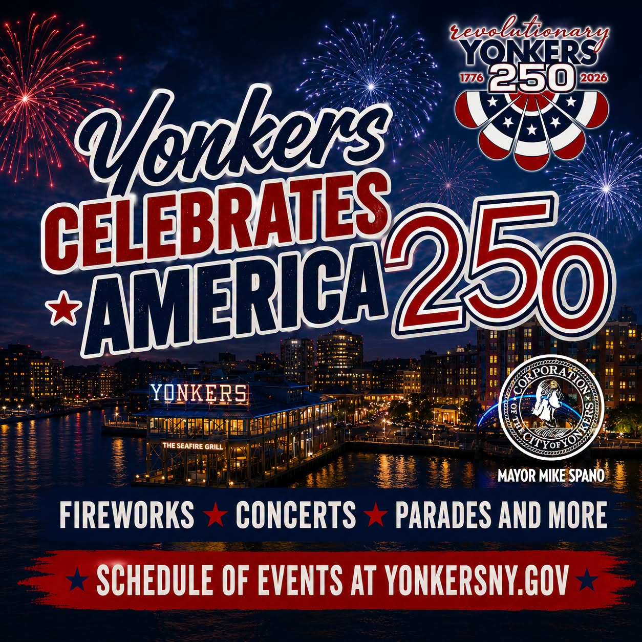 Yonkers Celebrates America 250 -Events all Week Yonkers Celebrates America 250 -Events all Week