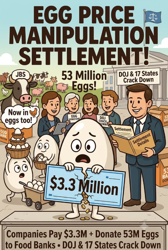 Eggs Producers Busted for Trying to Manipulate Prices Eggs Producers Busted for Trying to Manipulate Prices