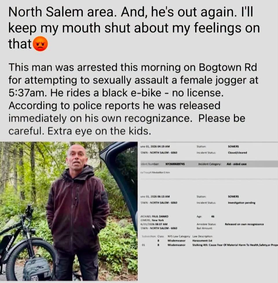 Creepy Somers Guy Arrested for Stalking a 74-Year Old Woman Walking in North Salem Creepy Somers Guy Arrested for Stalking a 74-Year Old Woman Walking in North Salem
