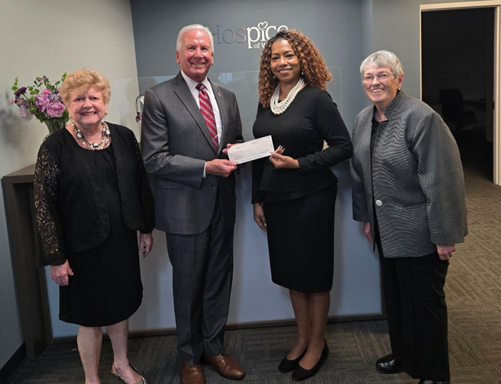 Hospice of Westchester Receives Donation from NYS Tribute Foundation Hospice of Westchester Receives Donation from NYS Tribute Foundation